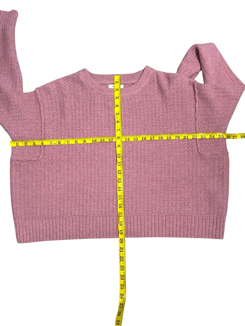 Haute Hippie Dusty Rose Textured Knit Sweater Size Small EUC - Picture 4 of 6